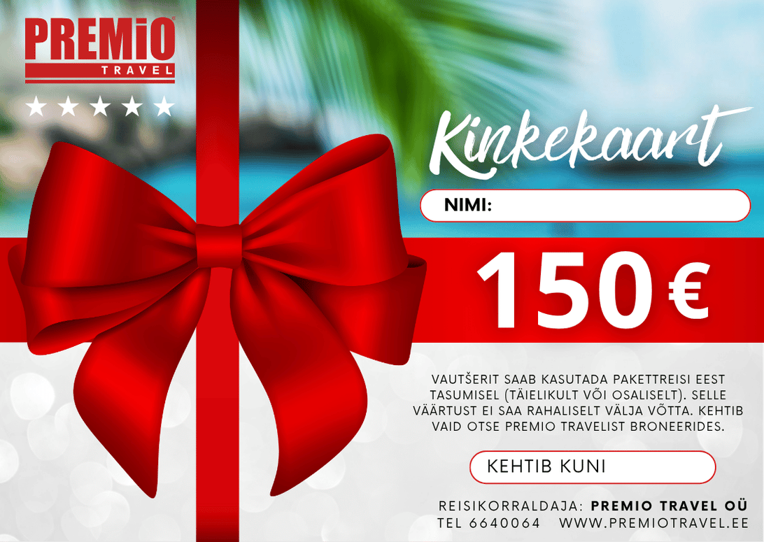 Premio Travel kinkekaart